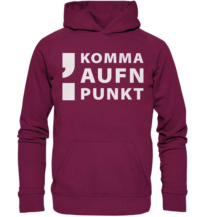 Komma aufn Punkt - Basic Unisex Hoodie