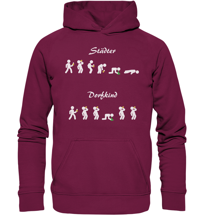 Städter vs Dorfkinder - Basic Unisex Hoodie