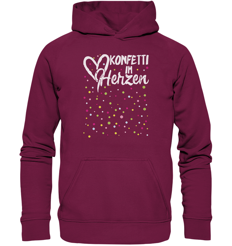 Konfetti im Herzen - Basic Unisex Hoodie