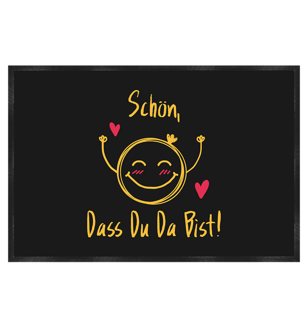 Schön, Dass Du Da Bist! - Fußmatte 60x40cm