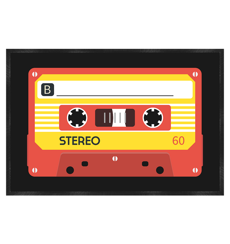 Stereo Retro - Fußmatte 60x40cm