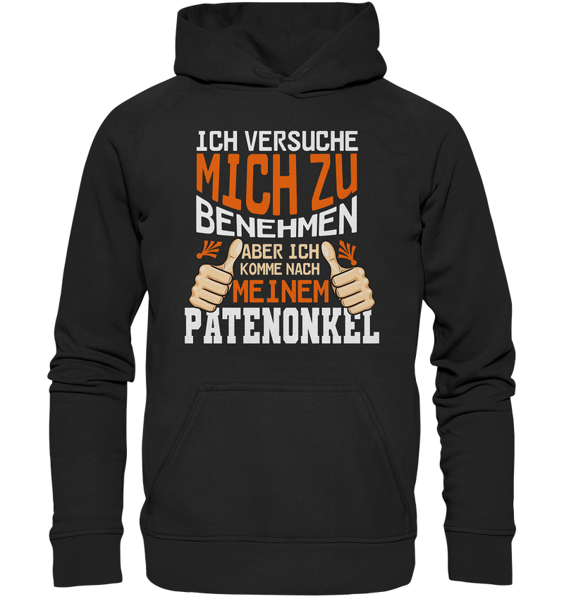 Ich versuch mich zu benehmen Patenonkel - Kids Premium Hoodie