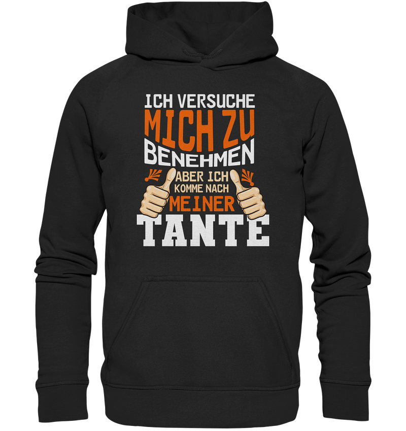 Ich versuch mich zu benehmen Tante - Kids Premium Hoodie