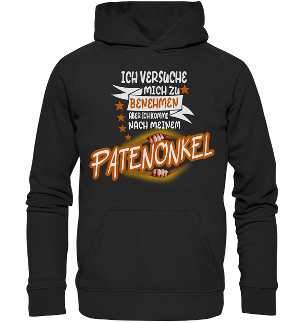 Ich versuch mich zu benehmen Patenonkel - Kids Premium Hoodie