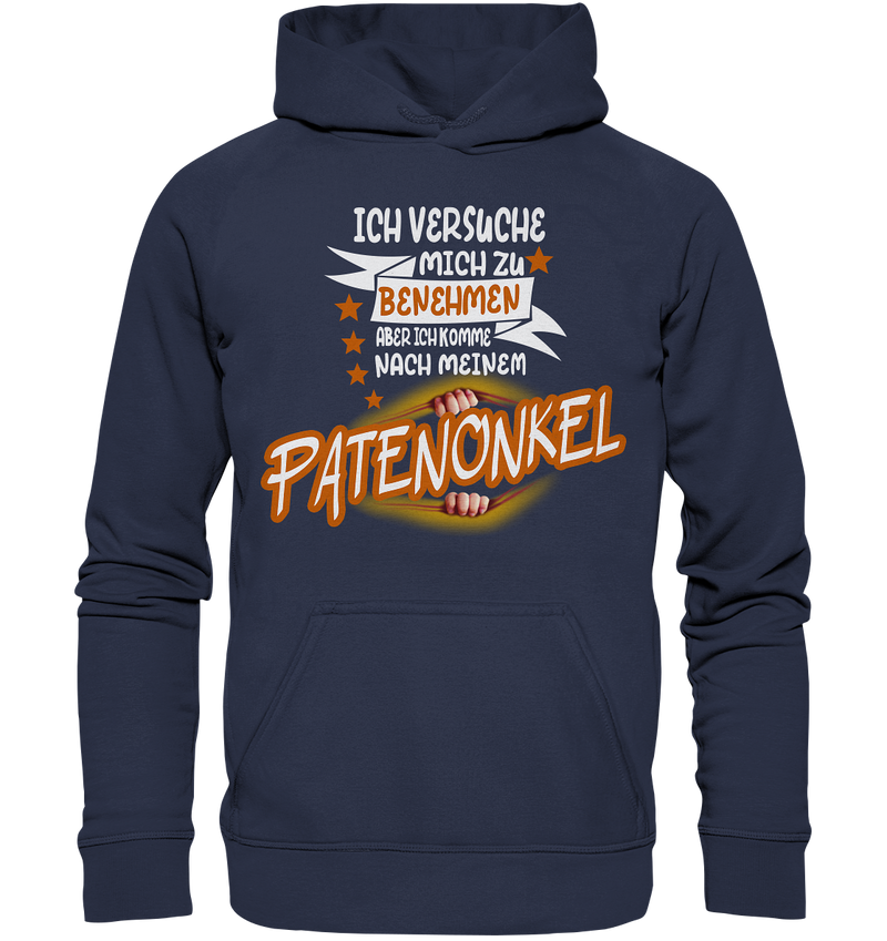 Ich versuch mich zu benehmen Patenonkel - Kids Premium Hoodie