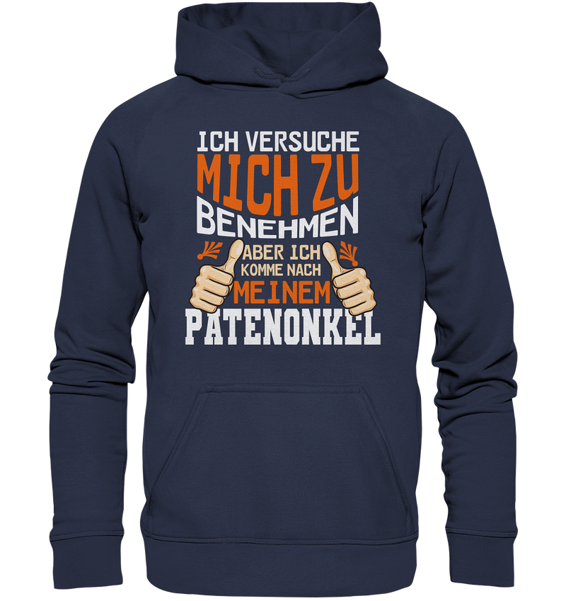 Ich versuch mich zu benehmen Patenonkel - Kids Premium Hoodie