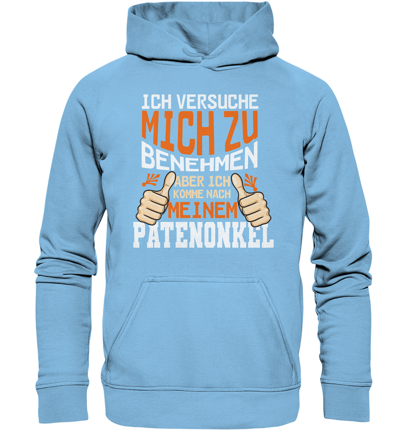 Ich versuch mich zu benehmen Patenonkel - Kids Premium Hoodie