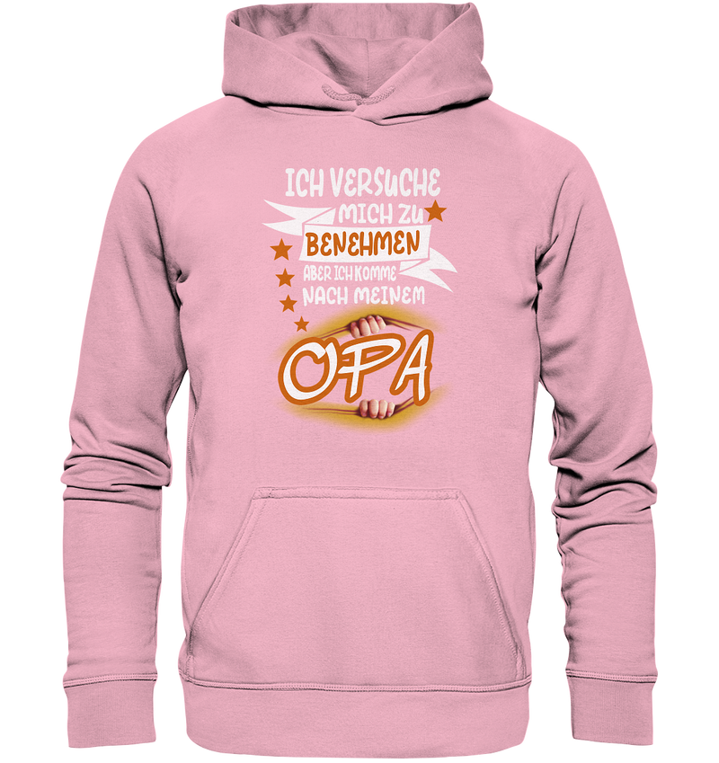 Ich versuch mich zu benehmen Opa - Kids Premium Hoodie