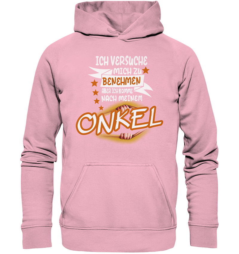 Ich versuch mich zu benehmen Onkel - Kids Premium Hoodie