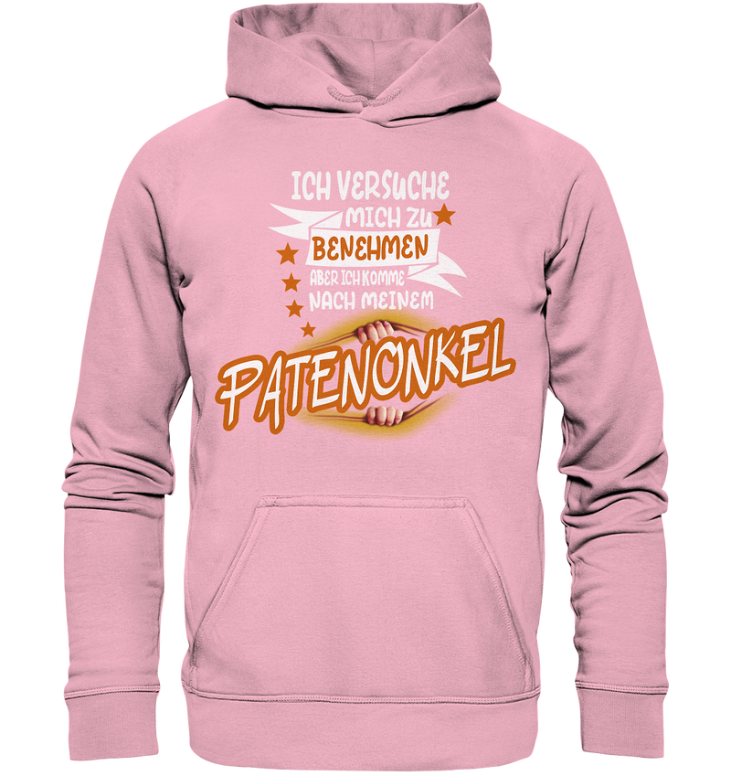 Ich versuch mich zu benehmen Patenonkel - Kids Premium Hoodie