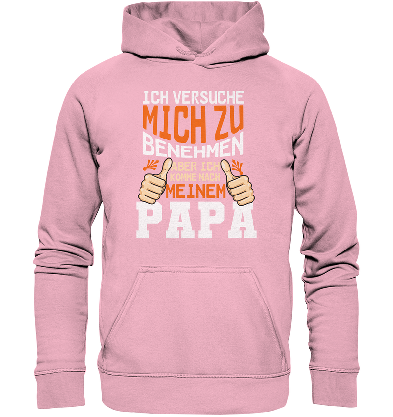 Ich versuch mich zu benehmen Papa - Kids Premium Hoodie