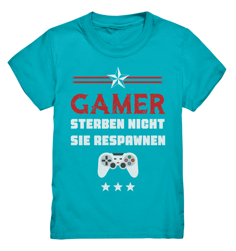 Gamer sterben nicht. Sie Respawnen - Kids Premium Shirt