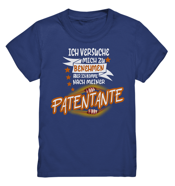 Ich versuch mich zu benehmen Patentante - Kids Premium Shirt