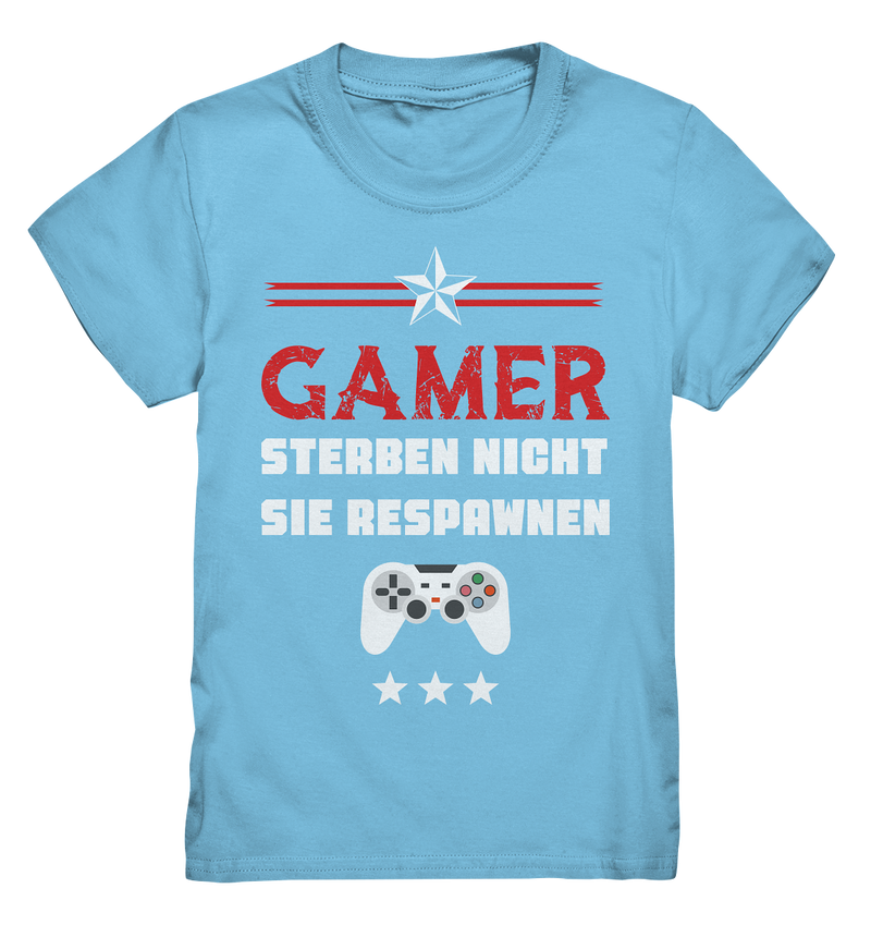 Gamer sterben nicht. Sie Respawnen - Kids Premium Shirt