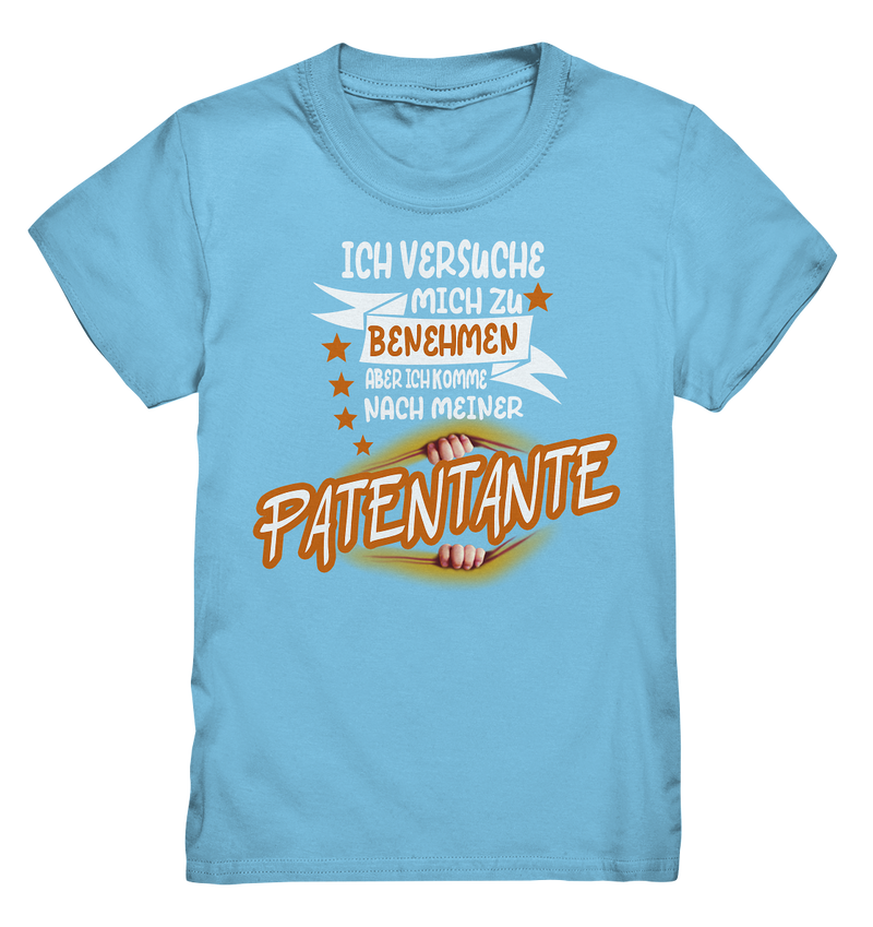 Ich versuch mich zu benehmen Patentante - Kids Premium Shirt