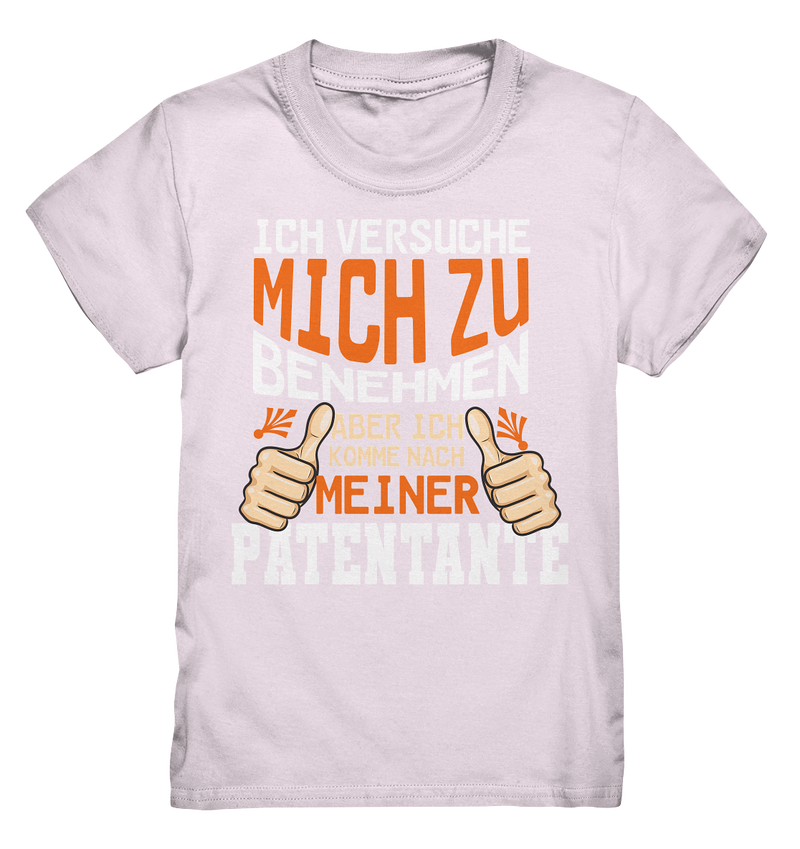 Ich versuch mich zu benehmen Patentante - Kids Premium Shirt