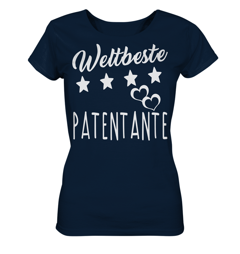 Weltbeste Patentante  - Ladies Organic Shirt