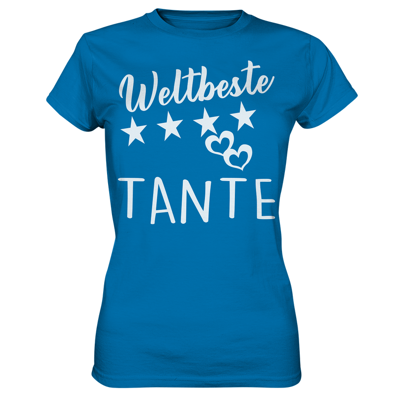 Weltbeste Tante - Ladies Premium Shirt