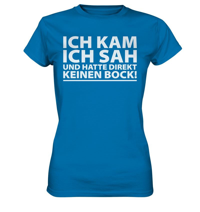 Ich kam, Ich sah - Ladies Premium Shirt