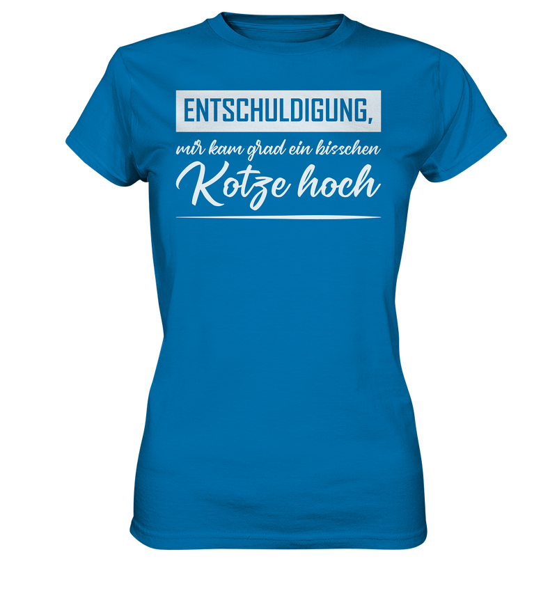 Entschuldigung - Ladies Premium Shirt