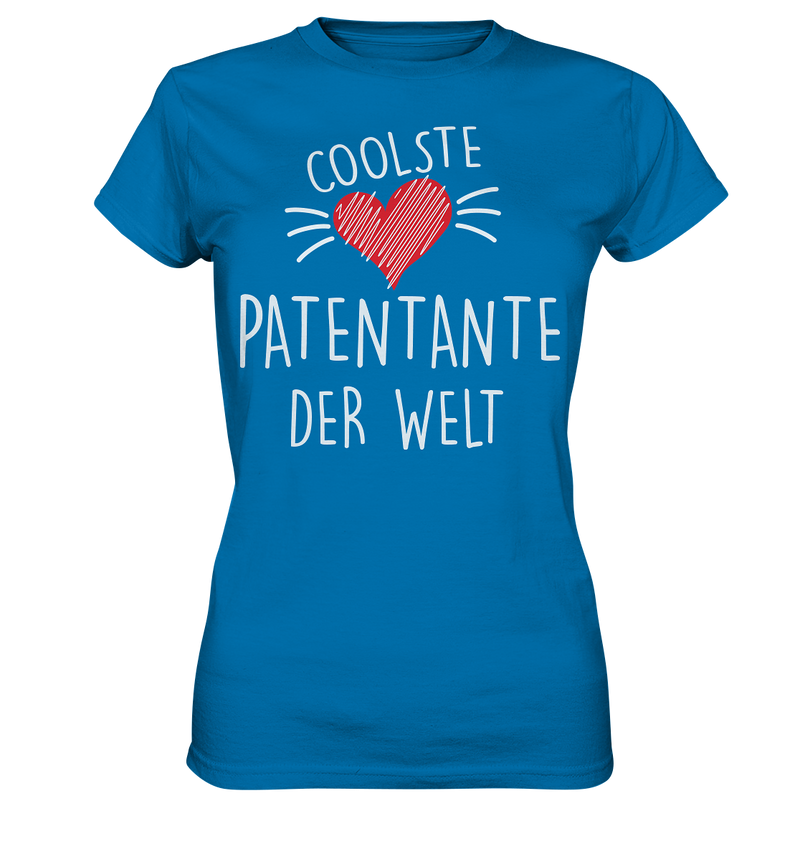 Coolste Patentante der Welt - Ladies Premium Shirt