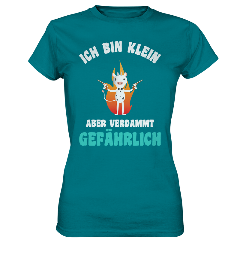 Ich bin klein aber - Ladies Premium Shirt