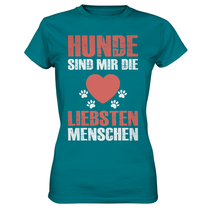 Hund sind mir die Liebsten - Ladies Premium Shirt