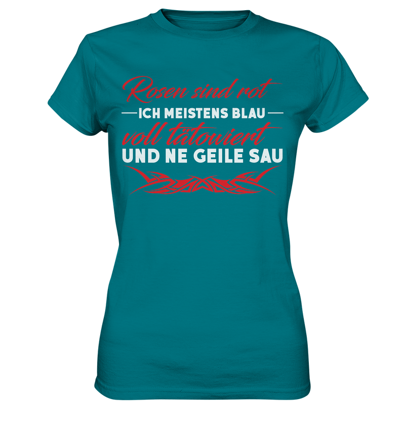 Rosen sind rot - Ladies Premium Shirt