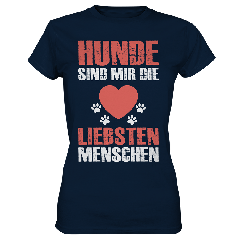 Hund sind mir die Liebsten - Ladies Premium Shirt