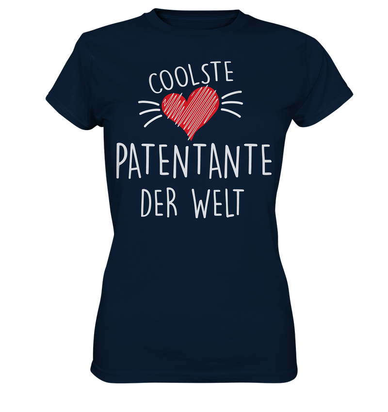 Coolste Patentante der Welt - Ladies Premium Shirt