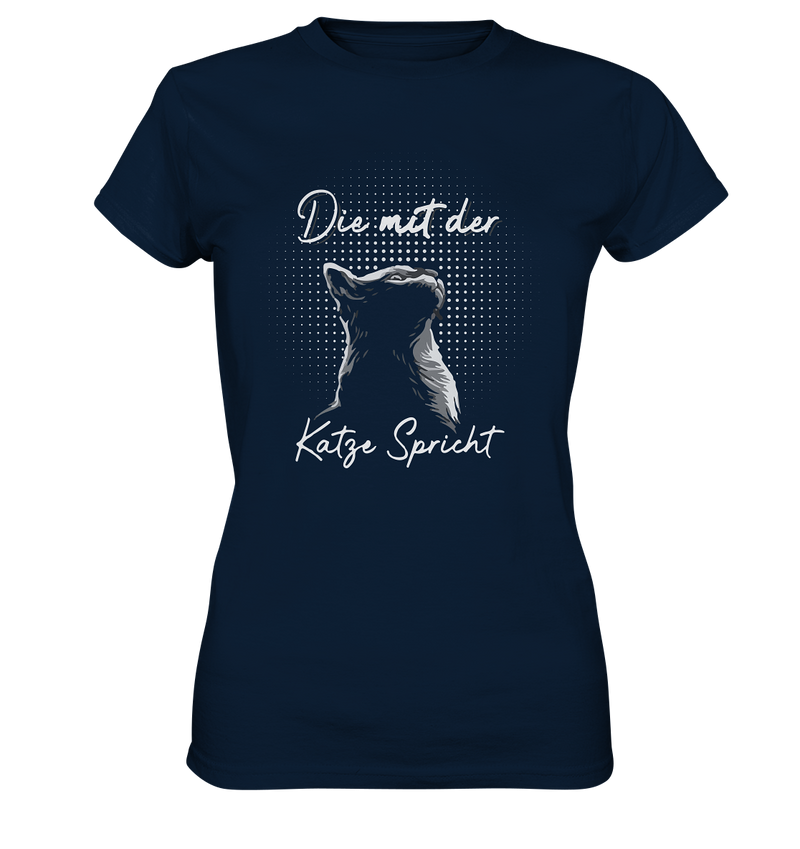 Die mit der Katze spricht - Ladies Premium Shirt