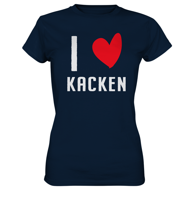 I love kacken - Ladies Premium Shirt