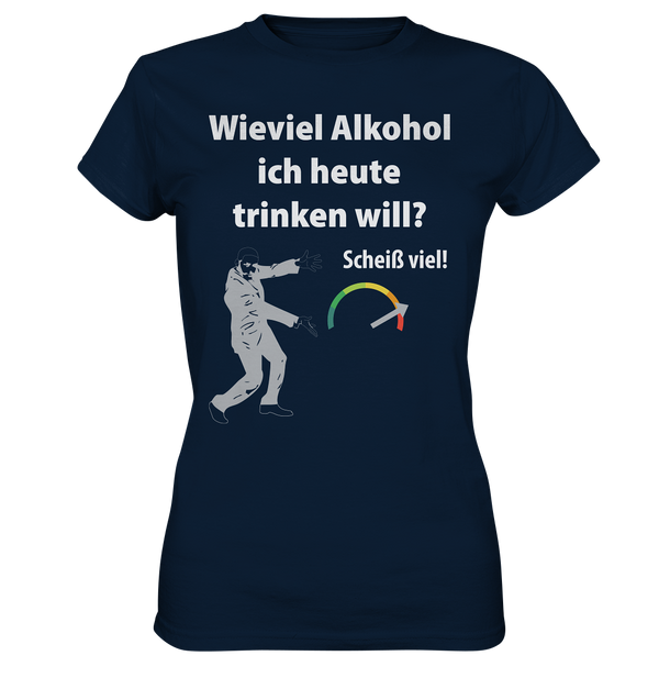 Wieviel Alkohol ich heute trinken will? - Ladies Premium Shirt