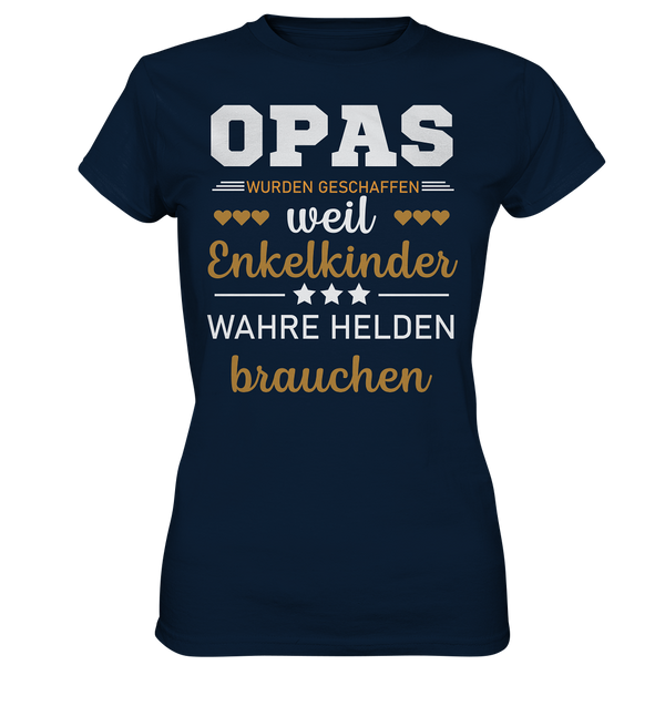 Opas wurden geschaffen - Ladies Premium Shirt