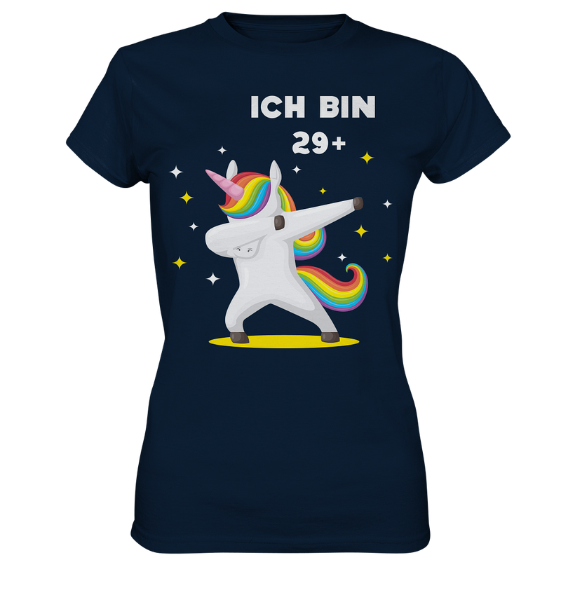 Ich bin 29+ - Ladies Premium Shirt