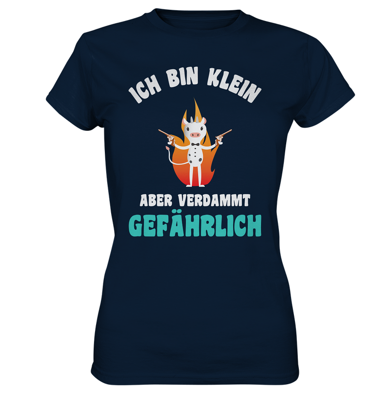 Ich bin klein aber - Ladies Premium Shirt