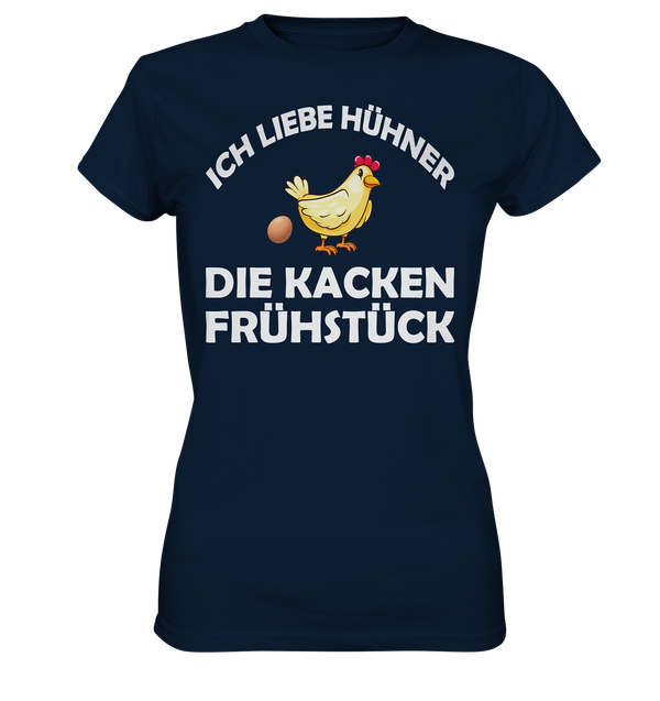 Ich liebe Hühner - Ladies Premium Shirt