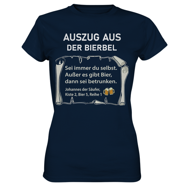 Auszug aus der Bierbel - Ladies Premium Shirt