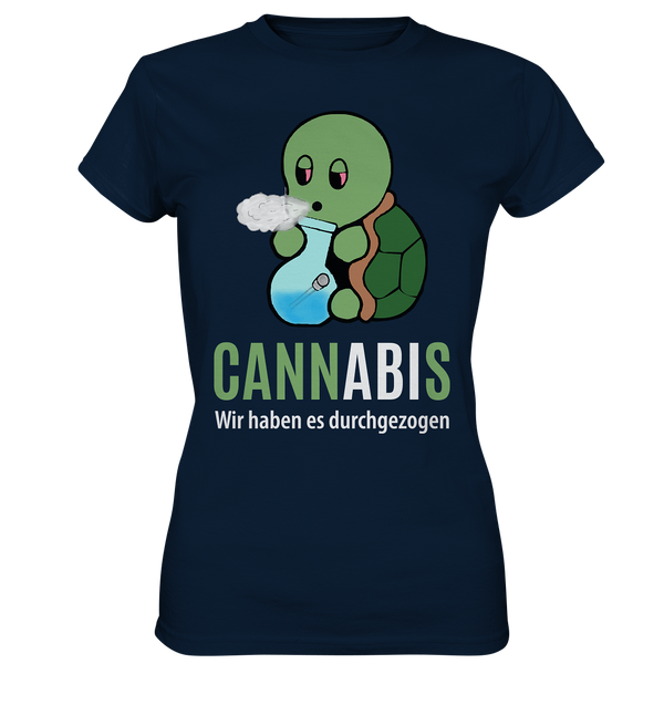 CANNABIS Wir haben es durchgezogen - Ladies Premium Shirt