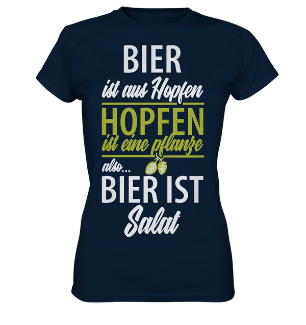 Bier ist Salat - Ladies Premium Shirt