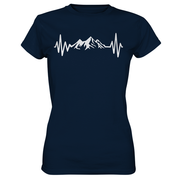 Mountain Herzschlag - Ladies Premium Shirt