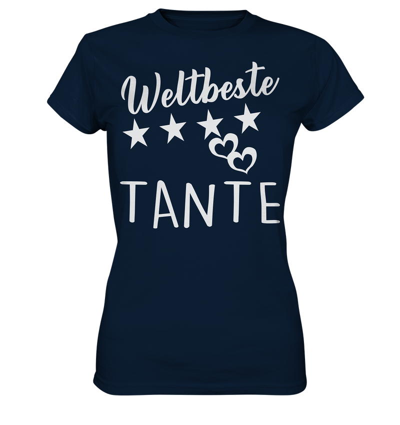 Weltbeste Tante - Ladies Premium Shirt