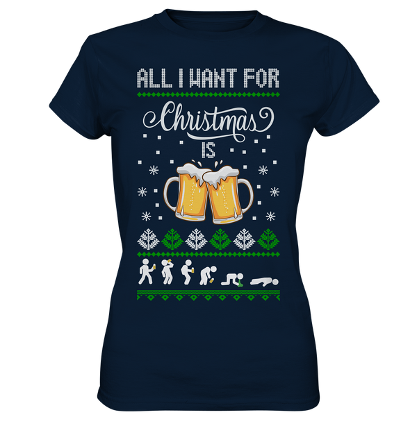 All I want for Christmas - Ladies Premium Shirt