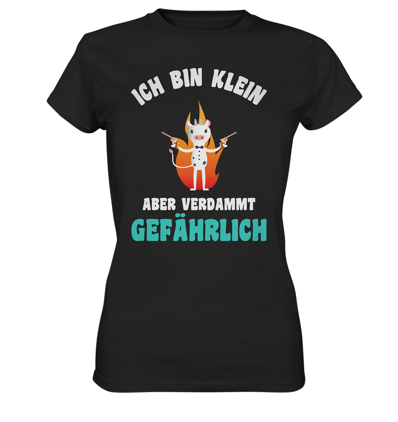 Ich bin klein aber - Ladies Premium Shirt