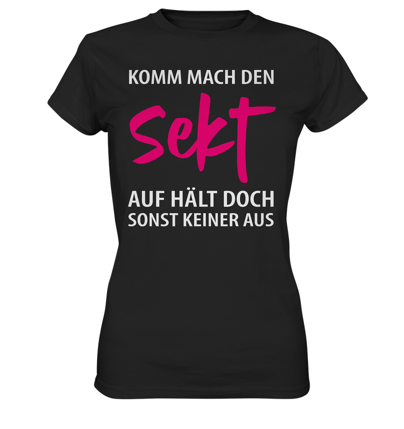 Komm mach den Sekt auf - Ladies Premium Shirt