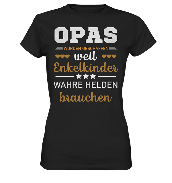 Opas wurden geschaffen - Ladies Premium Shirt