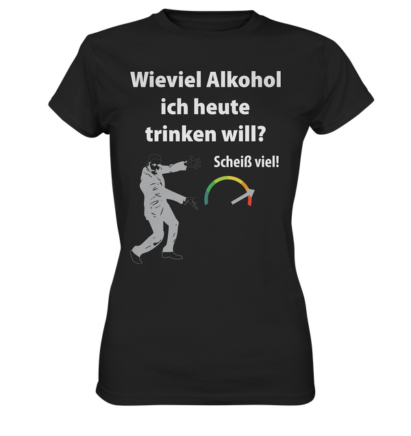 Wieviel Alkohol ich heute trinken will? - Ladies Premium Shirt