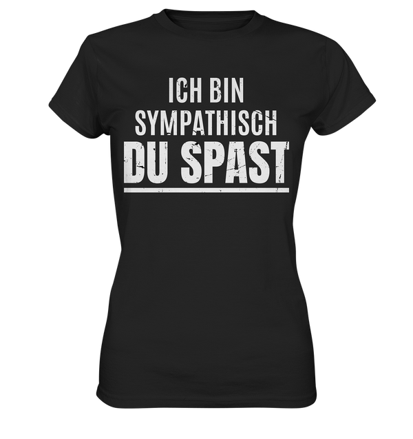 Ich bin - Ladies Premium Shirt