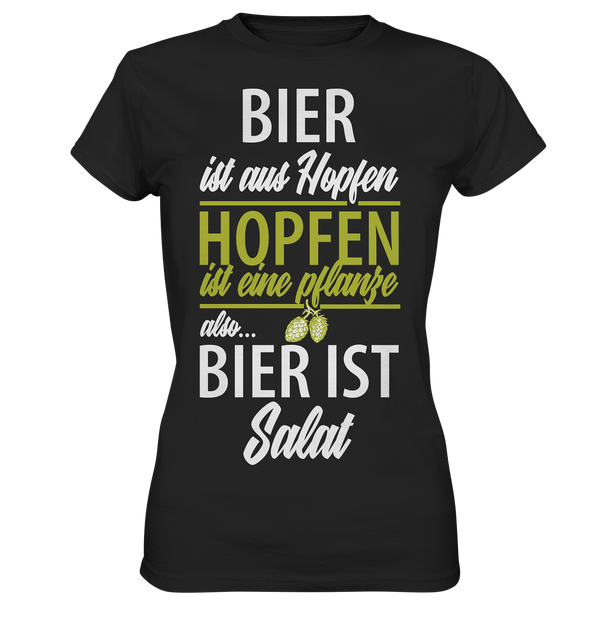 Bier ist Salat - Ladies Premium Shirt