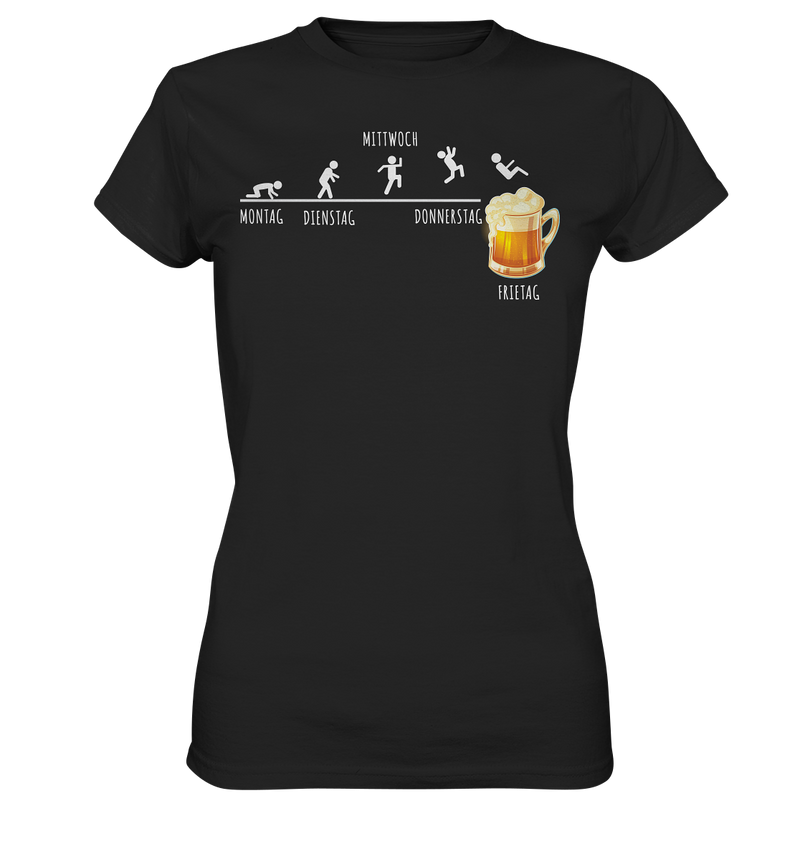 Montag Freitag Bier - Ladies Premium Shirt